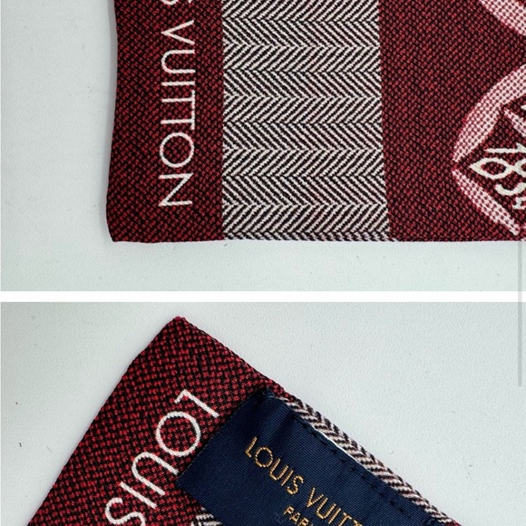 Louis Vuitton EUC Silk Since 1854 Bandeau Bordeaux - Picture 3 of 3